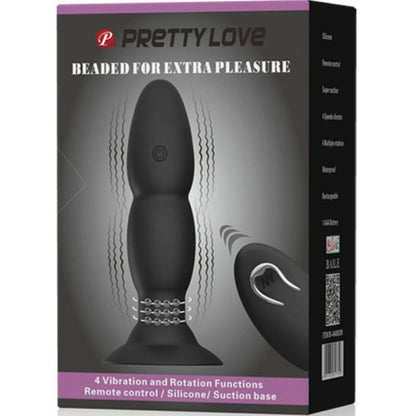 PRETTY LOVE - PLUG VIBRANTE CON TELECOMANDO E ROTAZIONE