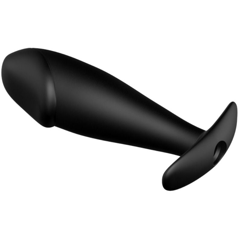 PRETTY LOVE - PLUG ANALE IN SILICONE A FORMA DI PENE E 12 MODALITÀ DI VIBRAZIONE NERO