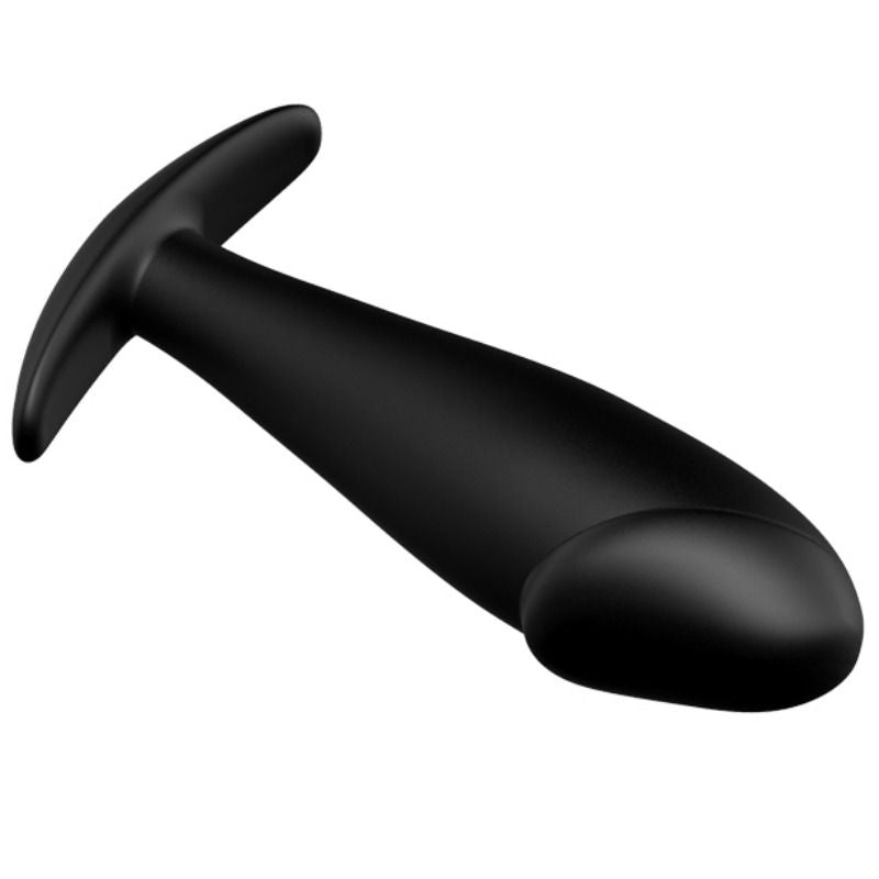 PRETTY LOVE - PLUG ANALE IN SILICONE A FORMA DI PENE E 12 MODALITÀ DI VIBRAZIONE NERO