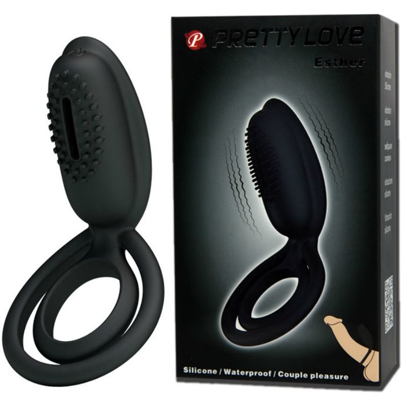 PRETTY LOVE - ANELLO VIBRANTE ESTHER CON STIMOLATORE