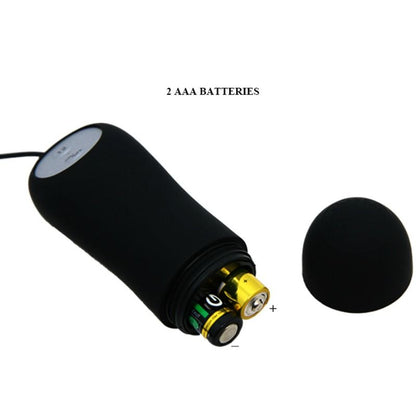 PRETTY LOVE - PLUG ANALE IN SILICONE A FORMA DI ANCORA 12 MODALITÀ DI VIBRAZIONE NERO