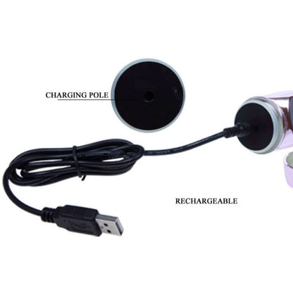 BAILE - VIBRATORE RICARICABILE CON STIMOLATORE A FARFALLA ROTANTE E PULSANTE