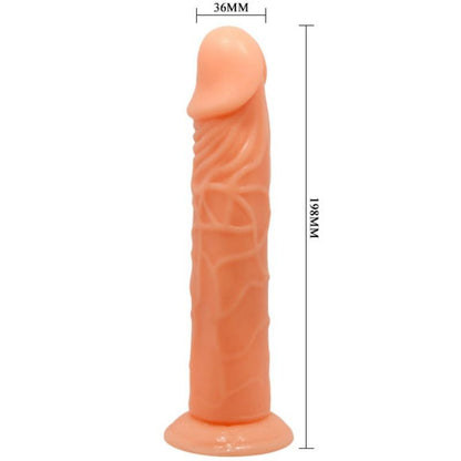 DANCE - DILDO VIVE REALISTICO 19,8 CM COR NATURALE
