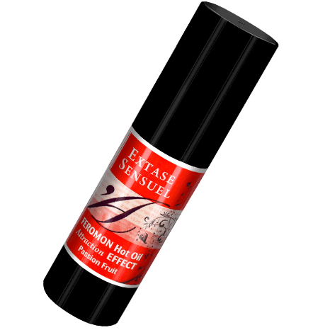 EXTASE SENSUAL - OLIO DA MASSAGGIO EFFETTO CALORE CON FEROMONI DI FRUTTO DELLA PASSIONE 30 ML