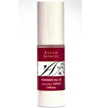 EXTASE SENSUAL - OLIO DA MASSAGGIO EFFETTO CALORE CON FEROMONI LECCA-LECCA 30 ML