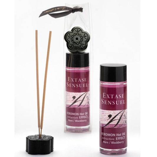 EXTASE SENSUAL - OLIO DA MASSAGGIO EFFETTO CALORE CON FEROMONI DI MORA 100 ML
