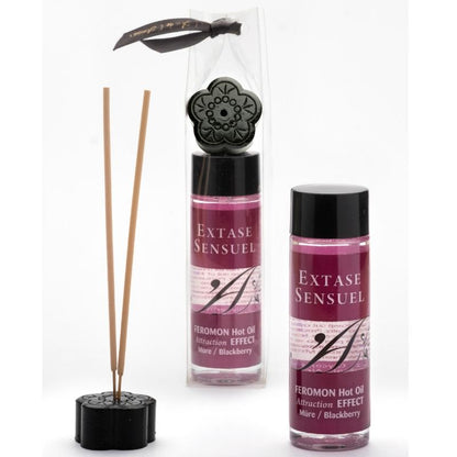 EXTASE SENSUAL - OLIO DA MASSAGGIO EFFETTO CALORE CON FEROMONI DI MORA 100 ML