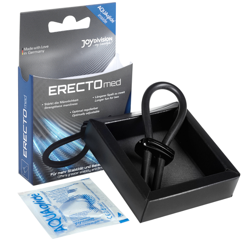 JOYDIVISION POTENZDUO - ANELLO PER PENE IN SILICONE NERO - M