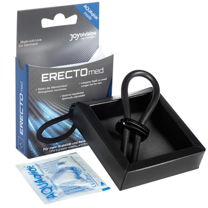 JOYDIVISION POTENZDUO - ANELLO PER PENE IN SILICONE NERO - M