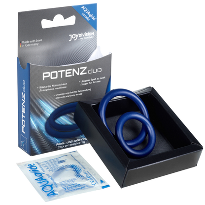JOYDIVISION POTENZDUO - ANELLI PER PENE BLU - M