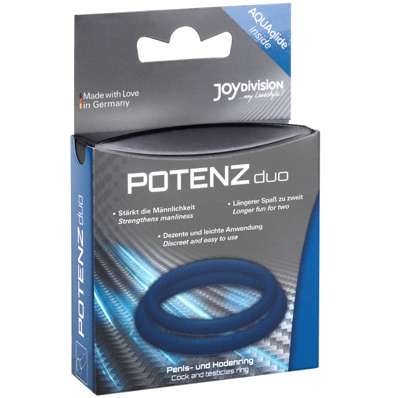 JOYDIVISION POTENZDUO - ANELLI PER PENE BLU - M