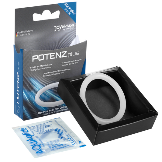 JOYDIVISION POTENZDUO PLUS ANELLO PER PENE BIANCO - M