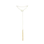 BIJOUX - MAGNIFICA COLLANA IN METALLO CON FRANGE ORO