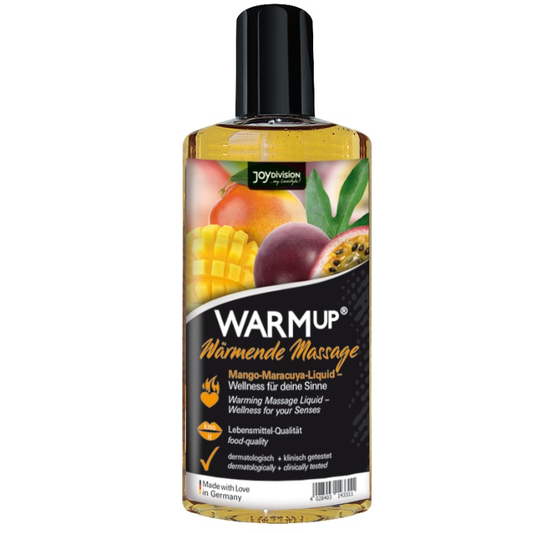 JOYDIVISION AQUAGLIDE - OLIO DA MASSAGGIO WARMUP MANGO+FRUTTO DELLA PASSIONE 150 ML