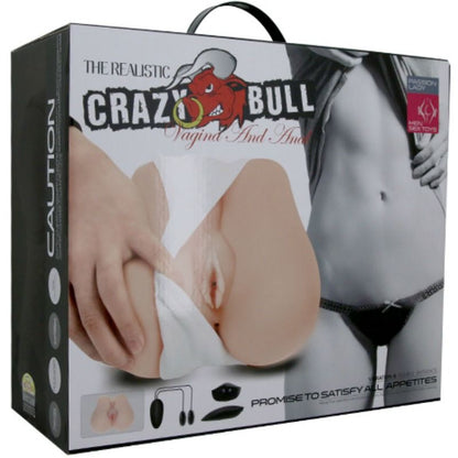 CRAZY BULL - VAGINA E ANO REALISTICI CON VIBRAZIONE POSIZIONE 3