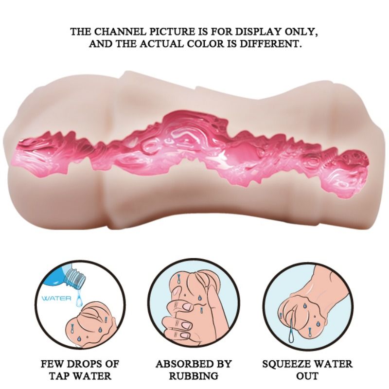 CRAZY BULL - MASTURBATORE VAGINALE WATER SKIN CON PROIETTILE VIBRANTE 2