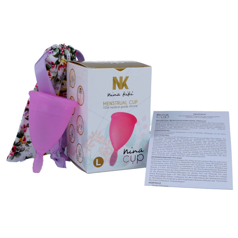 NINA KIKÍ - COPPA MESTRUALE LILLA - TAGLIA L