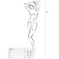PASSION - WOMAN BS017 BODYSTOCKING BLANCO TALLA ÚNICA
