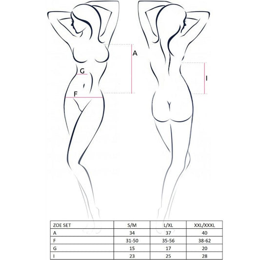 PASSION - WOMAN ZOE SET TALLA L/XL