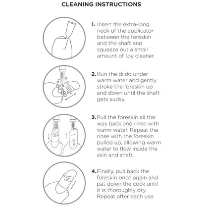 KING COCK - DILDO REALISTICO NATURALE NON TAGLIATO 15 CM