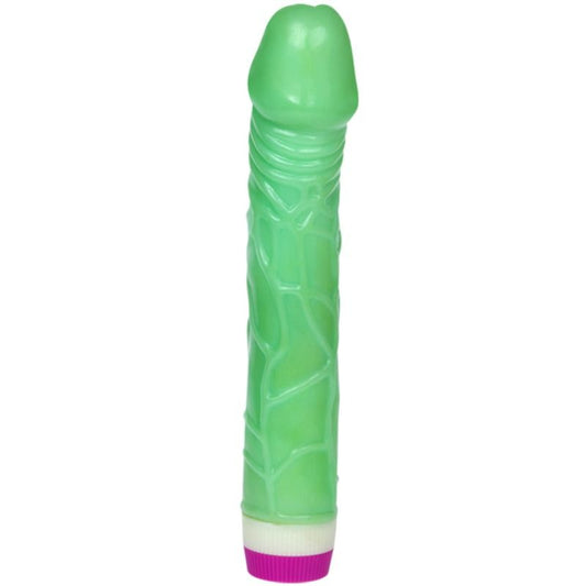 DANCE - VIBRATORE WAVES OF PLEASURE 23 CM VERDE