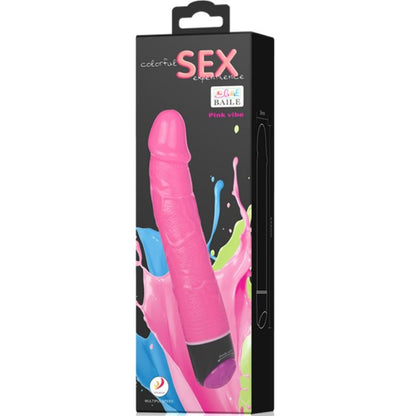 DANCE - VIBRATORE REALISTICO SESSUALE COLORATO ROSA 23 CM