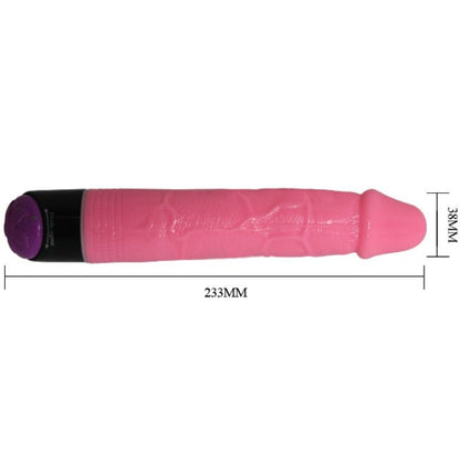 DANCE - VIBRATORE REALISTICO SESSUALE COLORATO ROSA 23 CM