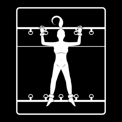 FETISH SUBMISSIVE - SET BONDAGE DI LUSSO PER LETTO CON FODERA IN NEOPRENE