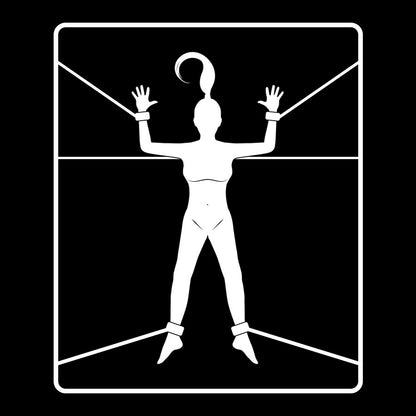 SOTTOMESSA FETISH - SET DI MANETTE E LACCI RIVESTITI IN NOPRENE