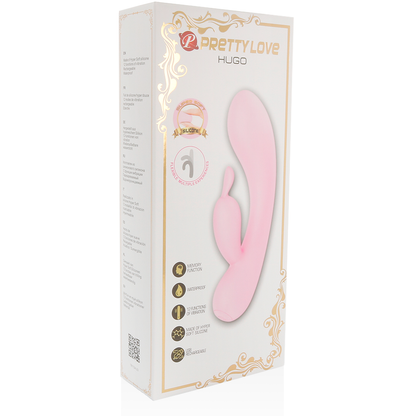 PRETTY LOVE - VIBRATORE HUGO RABBIT INTELLIGENTE CON ORECCHIE