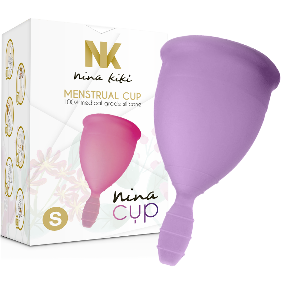 NINA KIKÍ - COPPA MESTRUALE LILLA - TAGLIA S