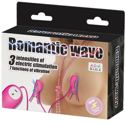 DANZA - PIZZE ONDA ROMANTICA CON VIBRAZIONE ED ELETTROSHOCK FUCSIA