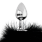 DARKNESS - PLUG ANALE EXTRA CON CODA NERA 7 CM