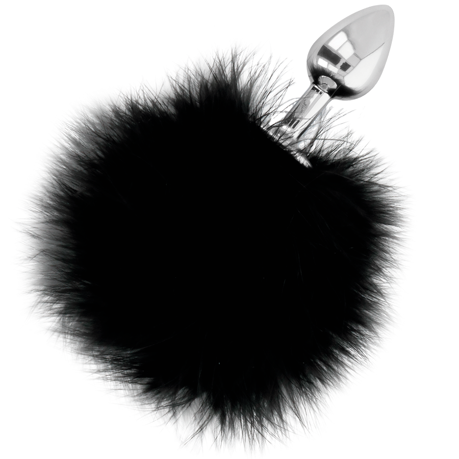 DARKNESS - PLUG ANALE EXTRA CON CODA NERA 7 CM