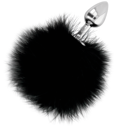 DARKNESS - PLUG ANALE EXTRA CON CODA NERA 7 CM