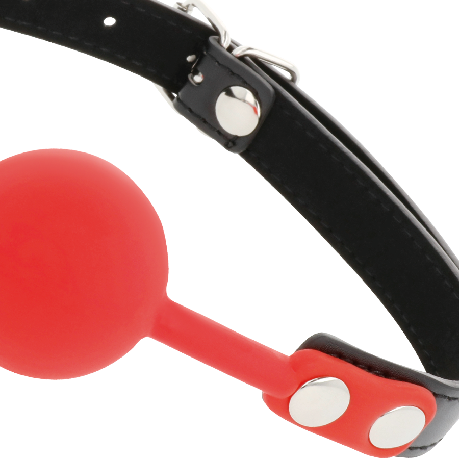 OSCURITÀ - BAVAGLIO IN SILICONE ROSSO