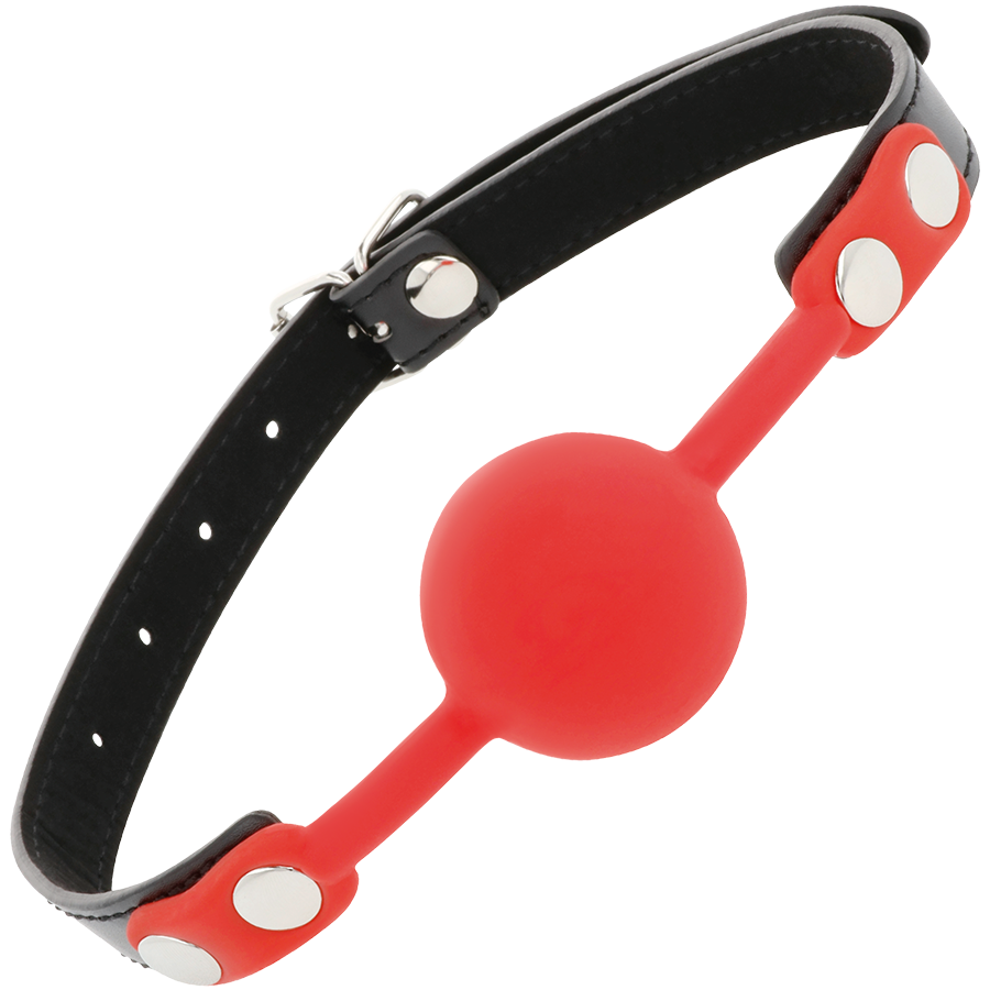 OSCURITÀ - BAVAGLIO IN SILICONE ROSSO