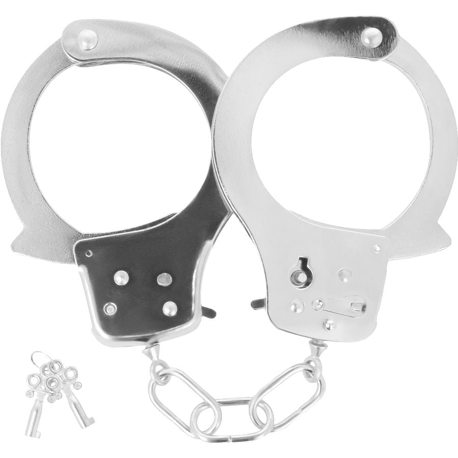 OSCURITÀ - MANETTE ALLA CAVIGLIA IN METALLO CON CHIAVI