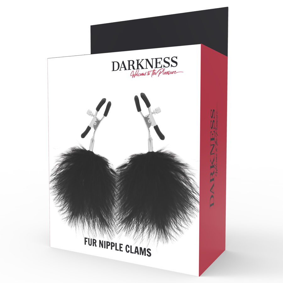 DARKNESS - MORSETTI PER CAPEZZOLI CON POMPON 2