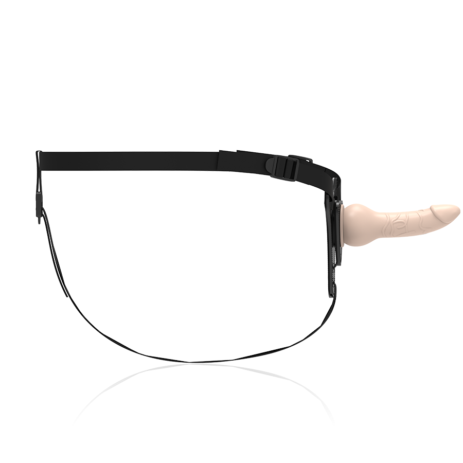 IMBRACATURA SOTTOMESSA FETISH - SILICONE REALISTICO CARNE 16CM
