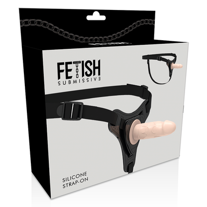 IMBRACATURA SOTTOMESSA FETISH - SILICONE REALISTICO CARNE 12,5 CM