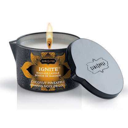 KAMASUTRA - CANDELA DA MASSAGGIO AL COCCO E ANANAS 170G