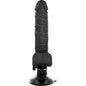BASECOCK - VIBRATORE REALISTICO TELECOMANDO NERO 18,5 CM -O- 4CM