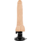 BASECOCK - VIBRATORE REALISTICO NERO CON TELECOMANDO CON TESTICOLI 20 CM -O- 4 CM