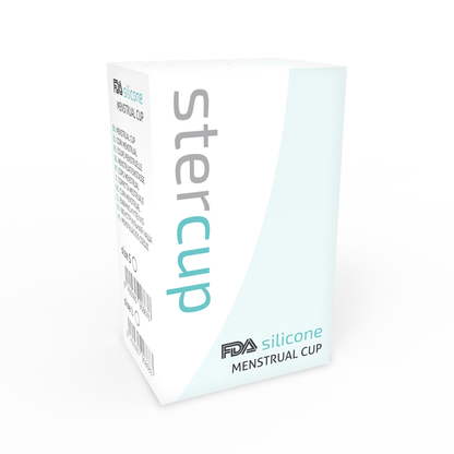 STERCUP - COPPA MESTRUALE ROSA IN SILICONE FDA - TAGLIA L