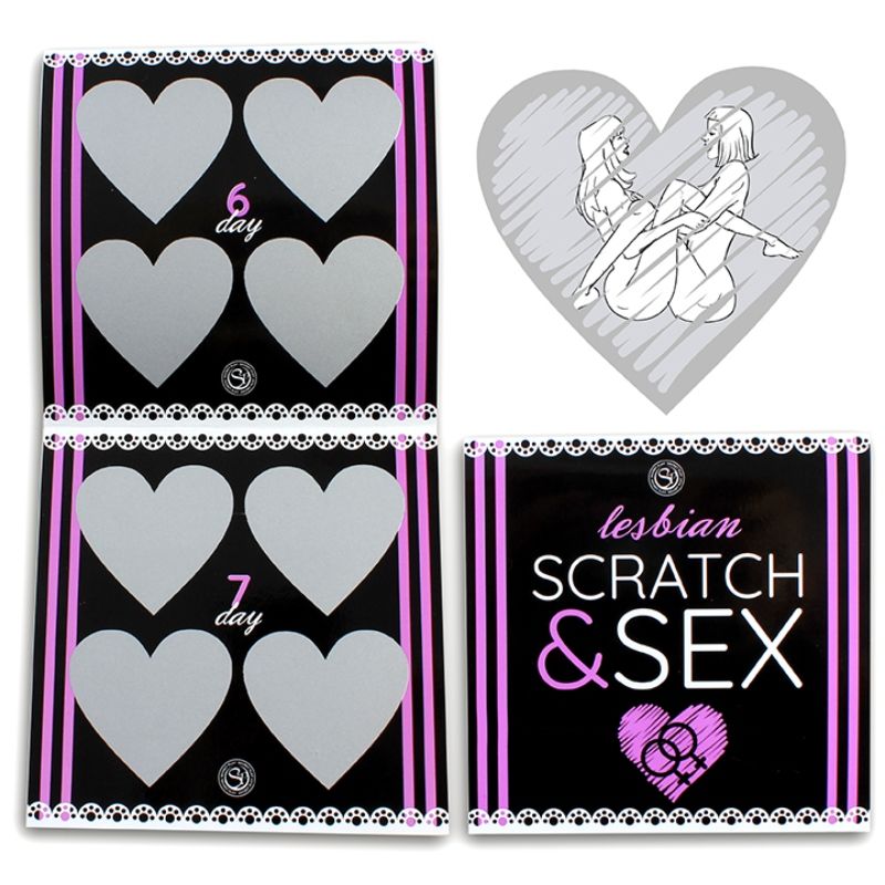 SECRETPLAY - GIOCO SEXY E GRATTÉ PER COPPIE, POSIZIONI LESBICHE (ES/EN/FR/PT/DE)