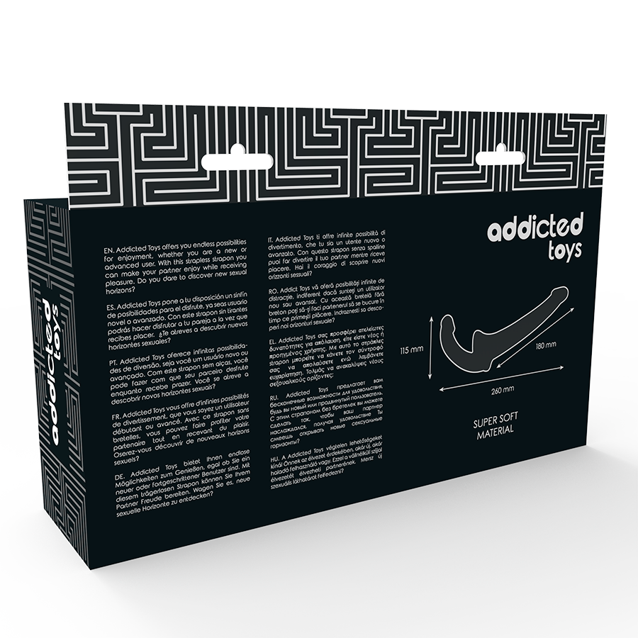 ADDICTED TOYS - DILDO CON IMBRACATURA NATURALMENTE SENZA SUPPORTO