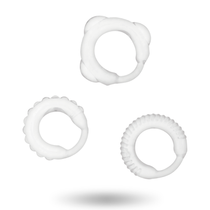 ADDICTED TOYS - SET 3 ANELLI PER PENE TRASPARENTI