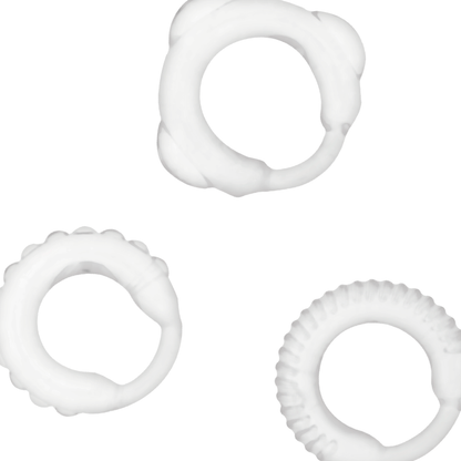 ADDICTED TOYS - SET 3 ANELLI PER PENE TRASPARENTI