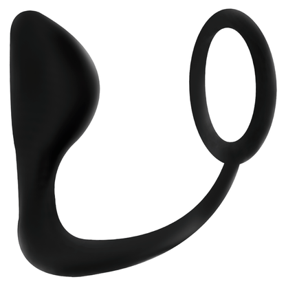 ADDICTED TOYS - PLUG ANALE CON ANELLO PER PENE NERO